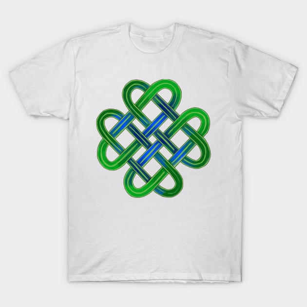 Celtic Knot Heart Cross T-Shirt by laceylschmidt